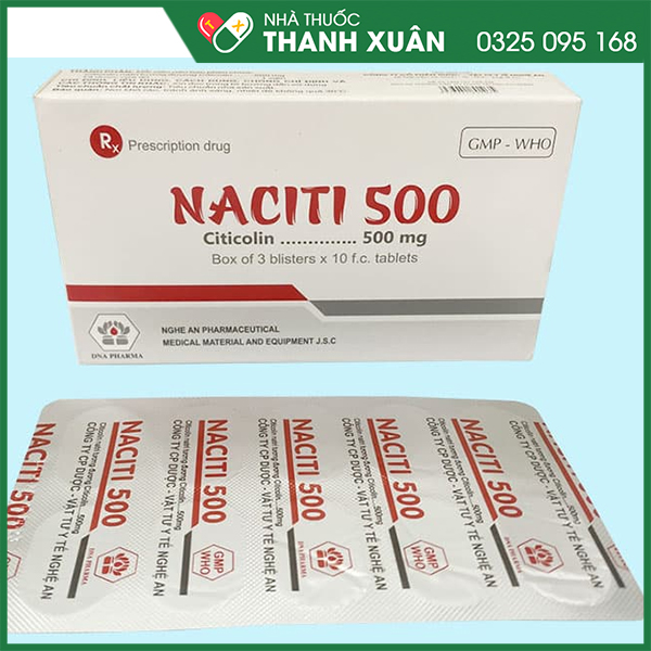 Naciti 500mg điều trị suy giảm nhận thức ở người lớn tuổi